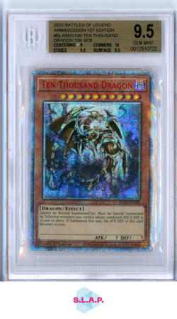 TEN THOUSAND DRAGON YU-GI-OH! EN10K 2020 BLAR 10K SCR ENGLISH BGS 9,5 - Image 1