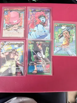 One Piece Miracle Battle Rare Card Bundle Omega Vintage Japanese Job Lot - Image 1