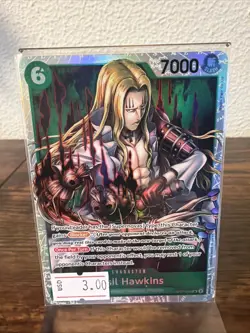 One Piece TCG English OP07-029 Basil Hawkins SR Foil - Image 1