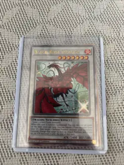 Yugioh Black Rose Dragon RA04-EN057 1st Alt Art Quarter Century Rare NM - Image 1