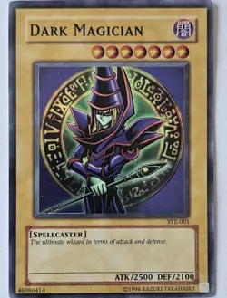Yu-Gi-Oh Dark Magician Super Rare Unlimited Edition SYE-001 - MP - Image 1