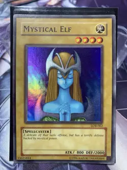 Mystical Elf LOB-062 the Legend of Blue Eyes White Dragon Unlimited - Image 1