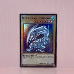 YuGiOh! Blue-Eyes White Dragon (Version 2) (Ultra Rare) LCKC-EN001 Unlimited NM - Image 2