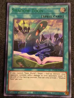 Yugioh! Shadow Toon (Green) - DLCS-EN076 - Ultra Rare - 1st Edition VLP - Image 1