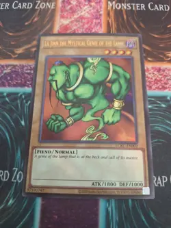 Yugioh La Jinn the Mystical Genie of the Lamp LCKC-EN002 Ultra Rare Unlimited NM - Image 1