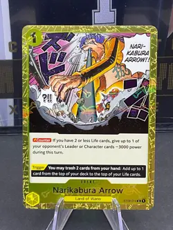 Narikabura Arrow (Textured Foil) ST09-014 Premium Booster -The Best- One Piece - Image 1