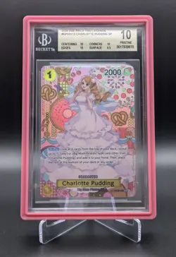 One Piece Charlotte Pudding Alternate Art SP OP03-112 English - BGS 10 Pristine - Image 1