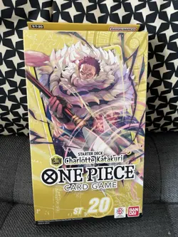 ONE PIECE TCG Charlotte Katakuri (Yellow) Starter Deck (ST-20) New W PRB01 Pack! - Image 1