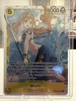 Nami Super Rare (SR) EB03-053 One Piece Heroines Edition English Foil - Image 1