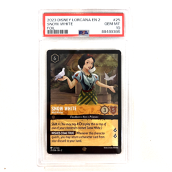 Disney Lorcana Snow White Well Wisher FOIL Legendary #25 PSA 10 Gem Mint 2023 - Image 1