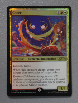 Magic The Gathering 2025 Holiday Cheer & Holy Party Night Foil Promo Cards MTG - Image 2