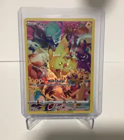 Pikachu (Secret) Secret Rare Holofoil 160/159 NM Crown Zenith Pokemon Card - Image 3