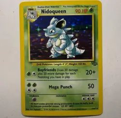 Jungle Nidoqueen Holo Rare Card 7/64 Pokemon 1999 Near Mint - Image 1