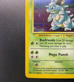 Jungle Nidoqueen Holo Rare Card 7/64 Pokemon 1999 Near Mint - Image 5