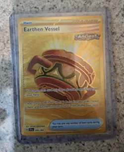 Earthen Vessel 096/064 SV Holo – Secret Rare Pokemon TCG Card NM - Image 1