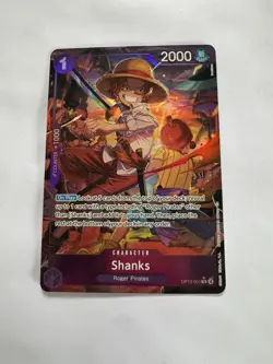 Shanks OP13-065 Alt Art Foil One Piece Card Game English NM+ - Image 1