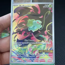 Bulbasaur 133/132 - Mega Evolution - Stamped Promo - Pokemon Card SEALED NM - Image 4