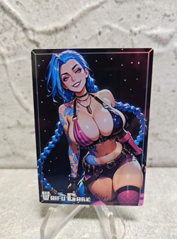 Jinx Trading Card Waifu Goddess Story Anime Girl holo Karte Manga Full Art - Image 1