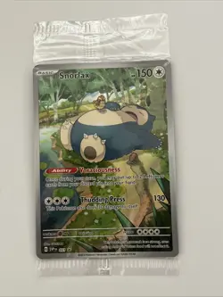Snorlax 051 Sv: Scarlet & Violet Holo SEALED PROMO Full Art Pokemon Card - Image 1
