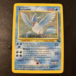 Articuno 2/62 Holo Pokemon Fossil Set Card Vintage 1999 Excellent condition - Image 1