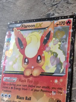 Pokemon TCG Flareon EX Holo Rare Card Radiant Collection RC6/RC32 Generations NM - Image 2