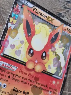 Pokemon TCG Flareon EX Holo Rare Card Radiant Collection RC6/RC32 Generations NM - Image 4