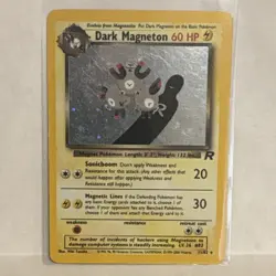 Wizards of the Coast Dark Magneton Team Rocket 11/82 Holo Rare Pokemon Card - Image 1