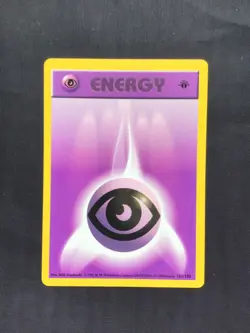 Pokemon Cards: Base Set 1st Edition Common: Psychic Energy 101/102 - Image 1