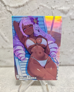 Jacinthe Trading Card Waifu Goddess Story Anime Girl holo Karte Manga Full Art - Image 1