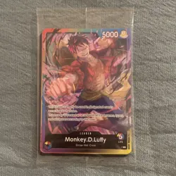 One Piece Card Game Monkey D Luffy P-043 2nd Anniversary Promo Sealed - Image 4