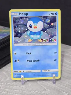 Pokemon Card TCG Piplup 32/156 Holo Foil Exclusive Rare Toys R Us Promo Card - Image 3