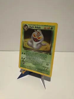 Dark Arbok 2/82 Holo Rare Team Rocket Pokemon Card - Image 1