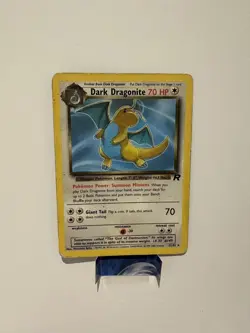 Pokemon Card Team Rocket Dark Dragonite 22/82 Non Holo WOTC MP - Image 1