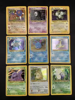 Vintage Holo Rare Pokemon Card Lot Fossil, Neo Discovery/Genesis/Destiny MP/HP - Image 1