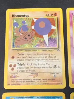 Vintage Holo Rare Pokemon Card Lot Fossil, Neo Discovery/Genesis/Destiny MP/HP - Image 2