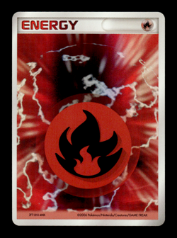 Fire Energy Holo Holon Phantoms Japanese Pokemon Card ~ MP - Image 1
