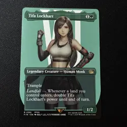 Tifa Lockhart (Borderless) Final Fantasy Magic The Gathering Mtg Near Mint! 391 - Image 1