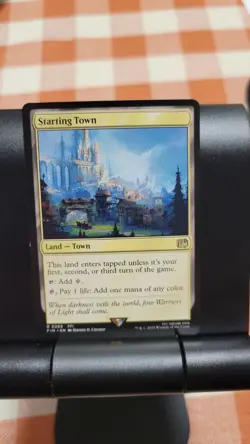 x1 Starting Town FIN Final Fantasy MTG 289 M/NM 1x - Image 1