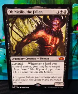 magic the gathering - Ob Nixilis, the Fallen - Legendary Creature - Demon Mythic - Image 1