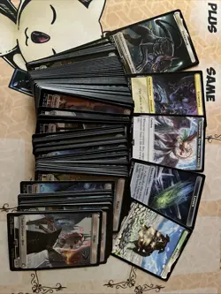 Final Fantasy Magic The Gathering Token Card Lot 100+ Near Mint Cards - Image 1