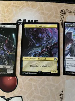 Final Fantasy Magic The Gathering Token Card Lot 100+ Near Mint Cards - Image 3