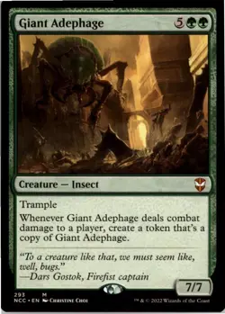 Giant Adephage M Commander: Streets of New Capenna 293 NM - Image 1