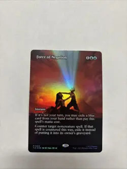Force of Negation (Borderless) Avatar: The Last Airbender: Eternal-Legal Foil - Image 1