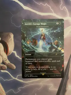 1x Aerith's Curaga Magic - Heroic Intervention, Secret Lair Final Fantasy MTG - Image 1