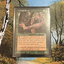 Magic: The Gathering Hermit Druid Creature 1998 Green Heather Hudson 1/1 - Image 1