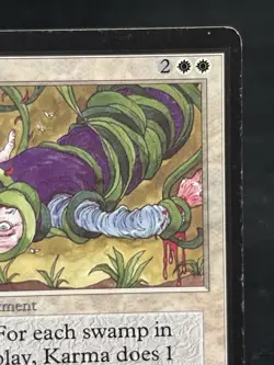 Karma - Limited Edition Beta ~LP/MP~ Magic The Gathering MTG - Image 4