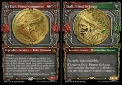 MTG Etali, Primal Conqueror // Etali, Primal Sickness - Foil - Showcase, Light P - Image 1