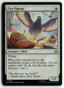 City Pigeon C Marvel's Spider-Man 4 NM - Image 1
