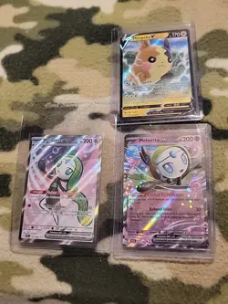 Lot Of 3 Pokemon Tcg Cards Full Art EX V - Image 1