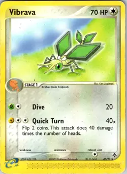 Vibrava - 47/97 Dragon Pokemon MP Normal - Image 1